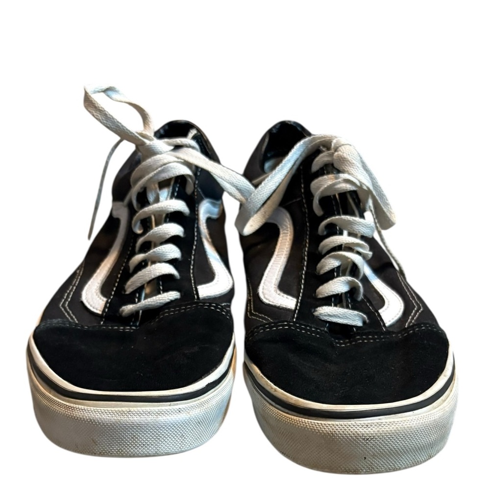 Vans Old Skool Black White Skate Shoes Mens Size 11 Classic Low Top - Picture 3 of 8